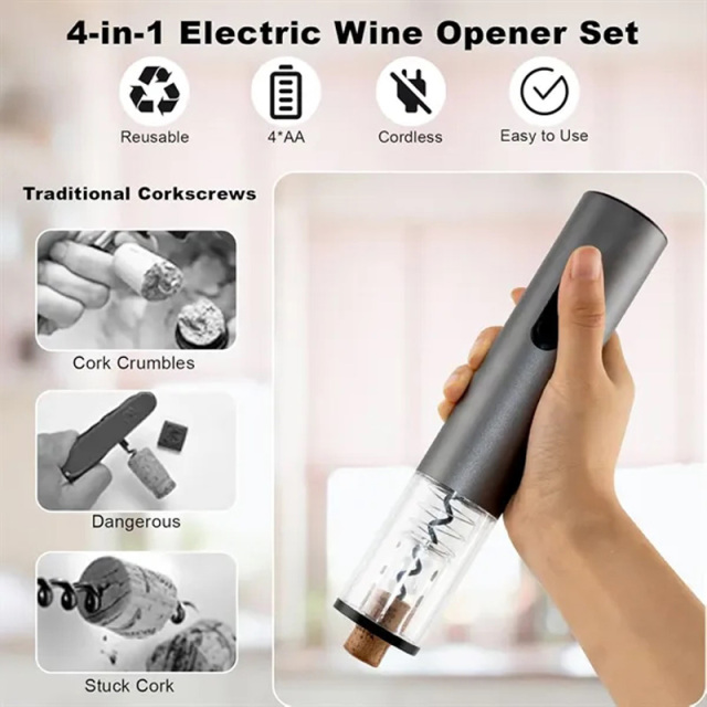 Electric Wine Opener Set