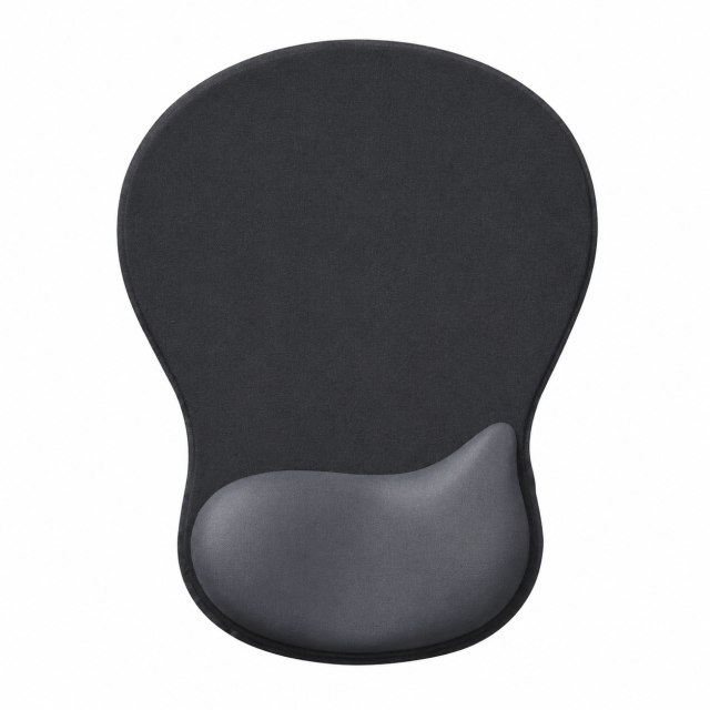 Ergonomic Rubber Mouse Pad With Cushioned Wrist Support