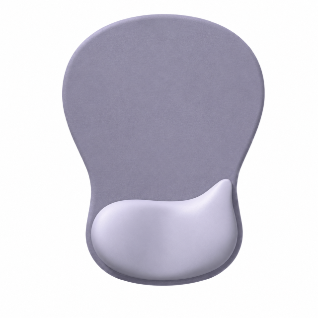 Ergonomic Rubber Mouse Pad With Cushioned Wrist Support