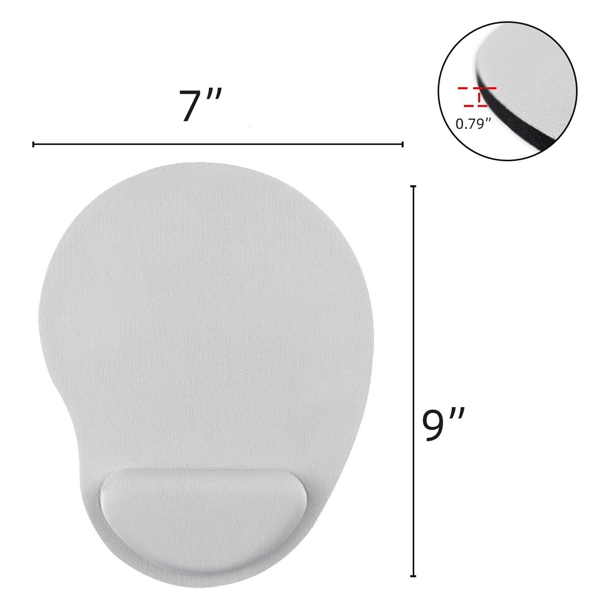 Eva Wrist Rest Mouse Pad