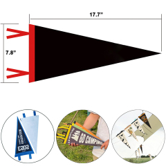Felt Pennant Triangle Flags