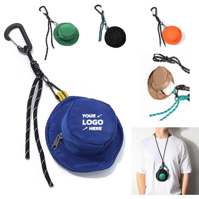 Fisherman's Hat Storage Pouch Keychain