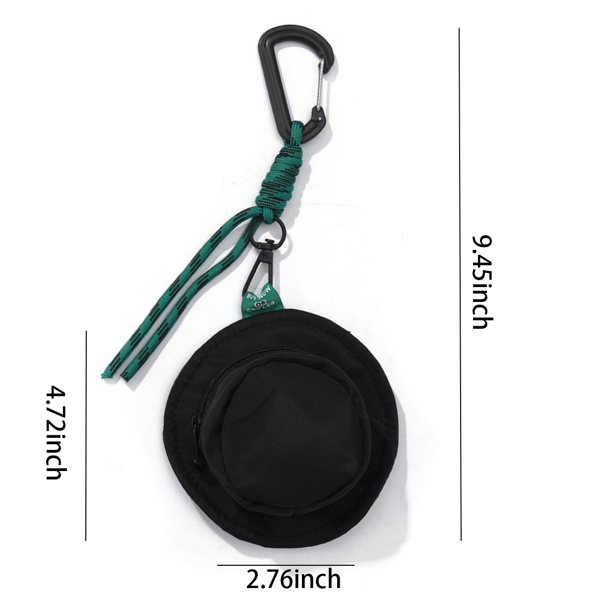 Fisherman's Hat Storage Pouch Keychain