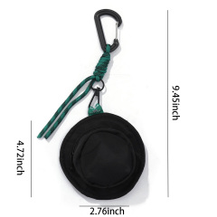 Fisherman's Hat Storage Pouch Keychain