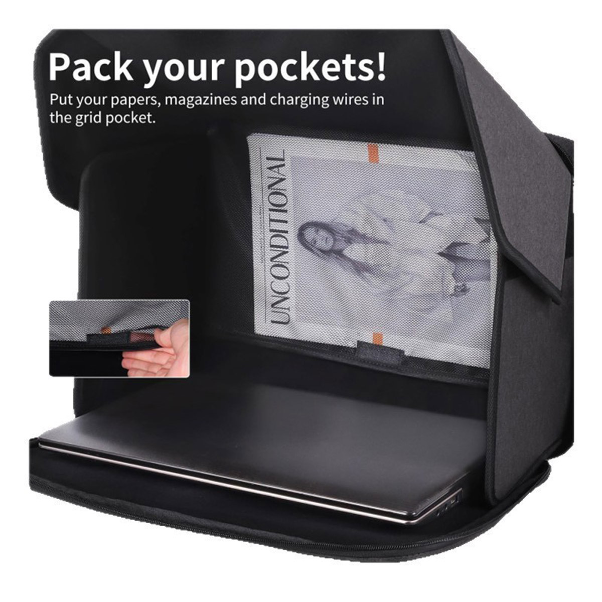 Foldable Laptop Sunshade And Privacy Cover