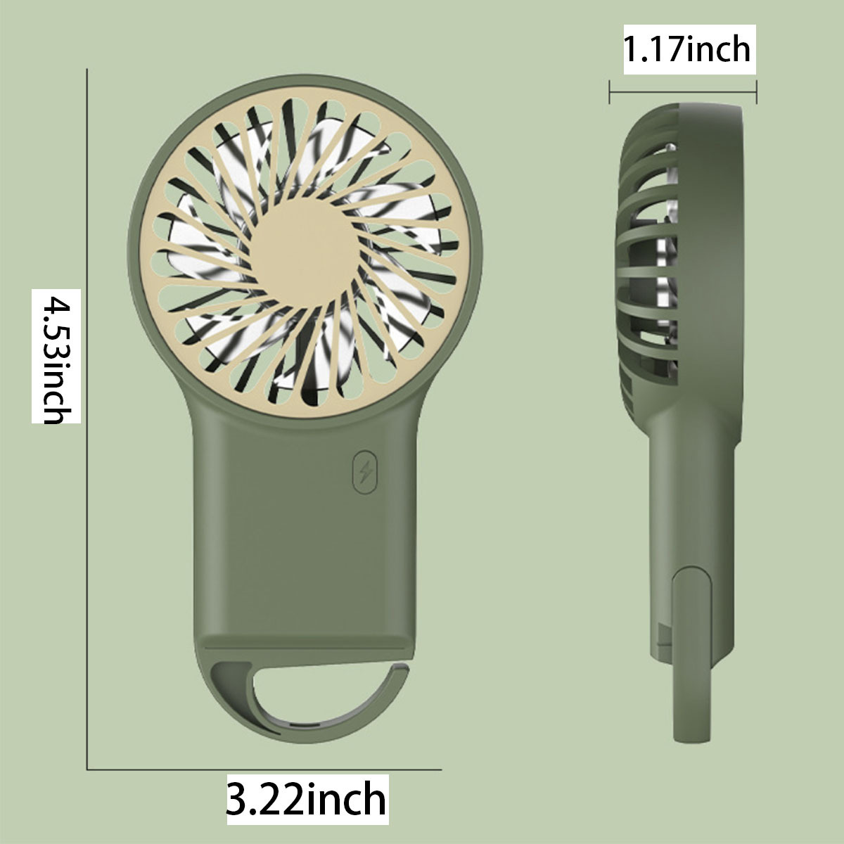 Foldable Portable Mini Fan With Type C Charging