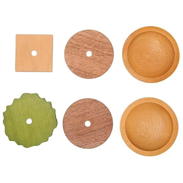 Hamburger Coaster Set With Magnet
