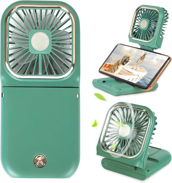 Handheld Neck Fan Foldable Desktop Portable Breeze