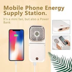 Handheld Neck Fan Foldable Desktop Portable Breeze