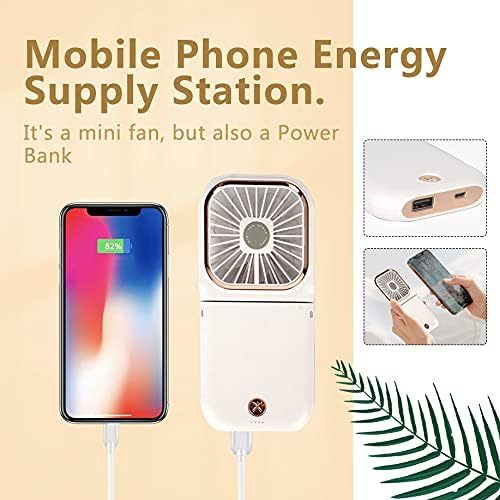 Handheld Neck Fan Foldable Desktop Portable Breeze
