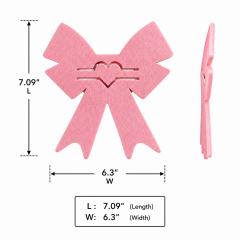 Heart-Shaped Felt Cutlery Holder For Table Settings