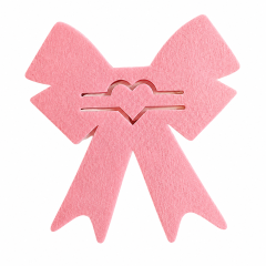 Heart-Shaped Felt Cutlery Holder For Table Settings