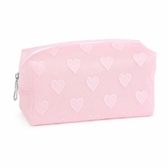 Heart Pattern Medium Cosmetic Bag Toiletry Bag