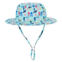 Kids Breathable Sun Hat With Adjustable Strap