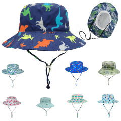 Kids Breathable Sun Hat With Adjustable Strap