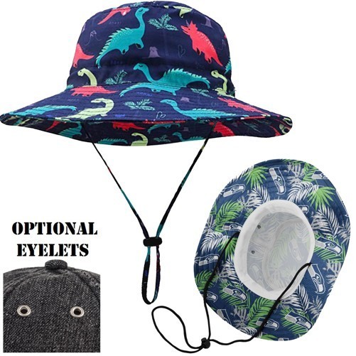 Kids Breathable Sun Hat With Adjustable Strap