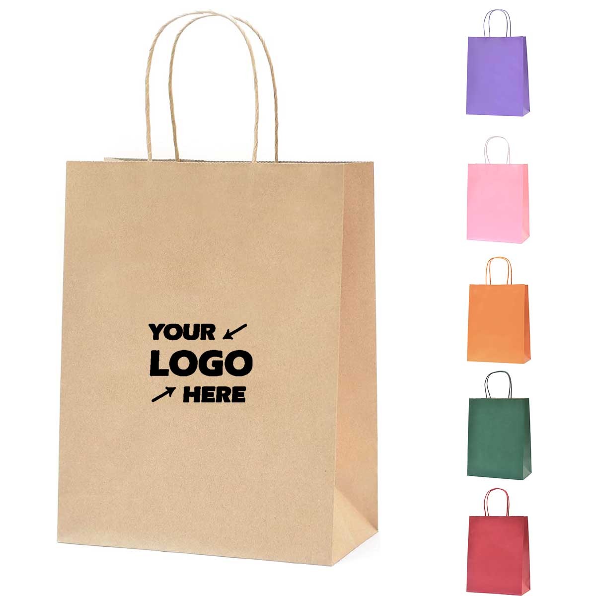 Kraft Paper Gift Bag With Handles