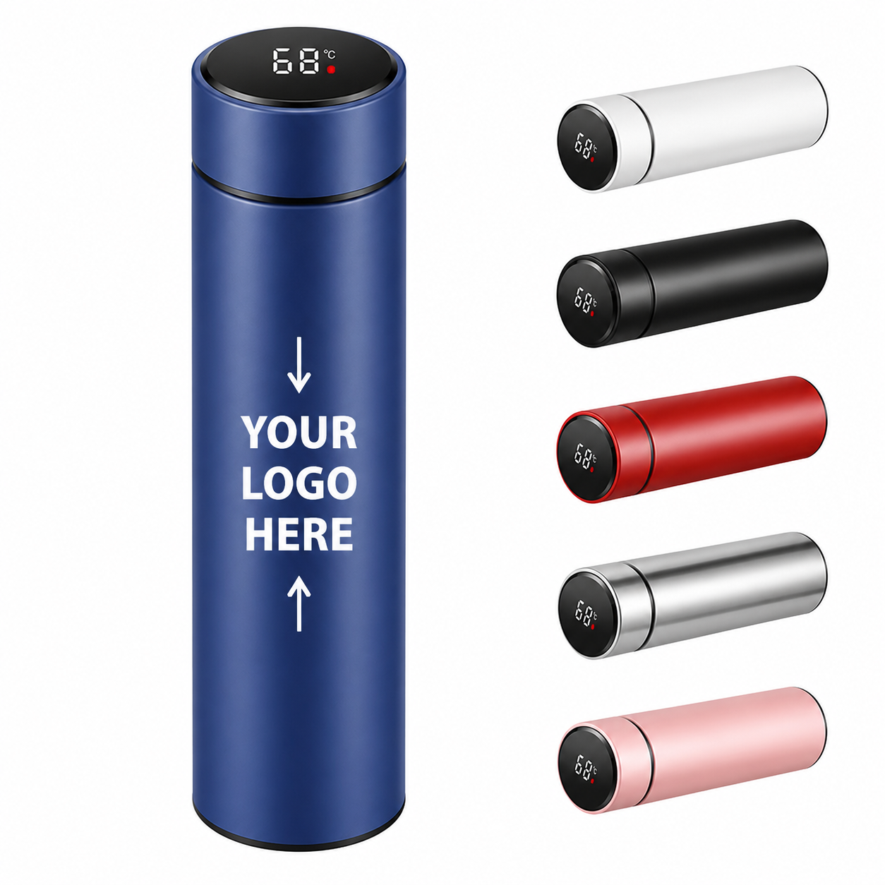 17 Oz Smart LED Temperature Display Vacuum Bottle