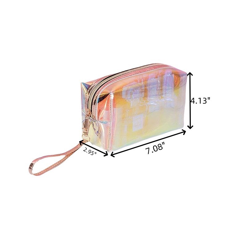 Large Capacity Iridescent Transparent Bag