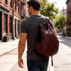 Leather Beetle Backpack