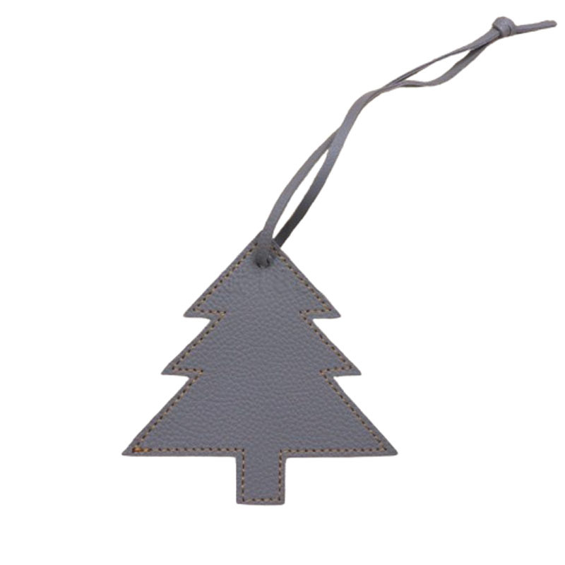 Leather Christmas Tree Ornament