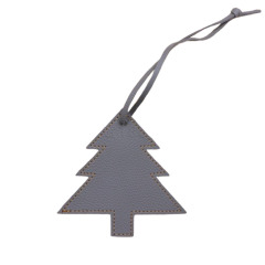 Leather Christmas Tree Ornament