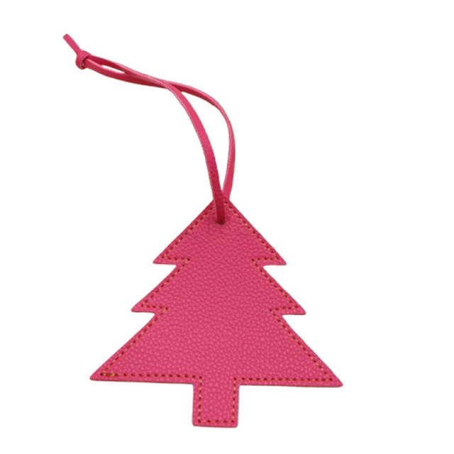 Leather Christmas Tree Ornament