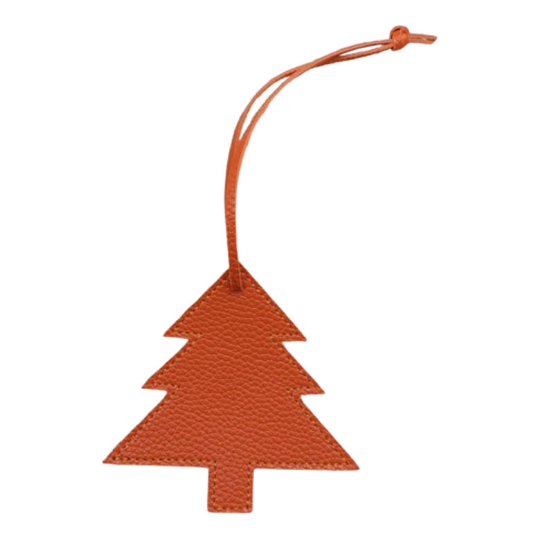 Leather Christmas Tree Ornament