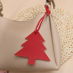 Leather Christmas Tree Ornament