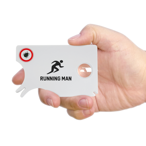 Lice Tick Detection Card With Magnifier