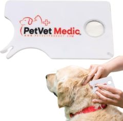 Lice Tick Detection Card With Magnifier