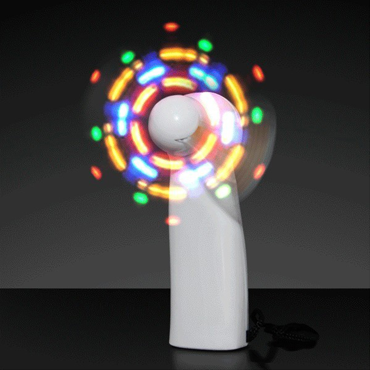 Light Up Mini Fans with White Handles