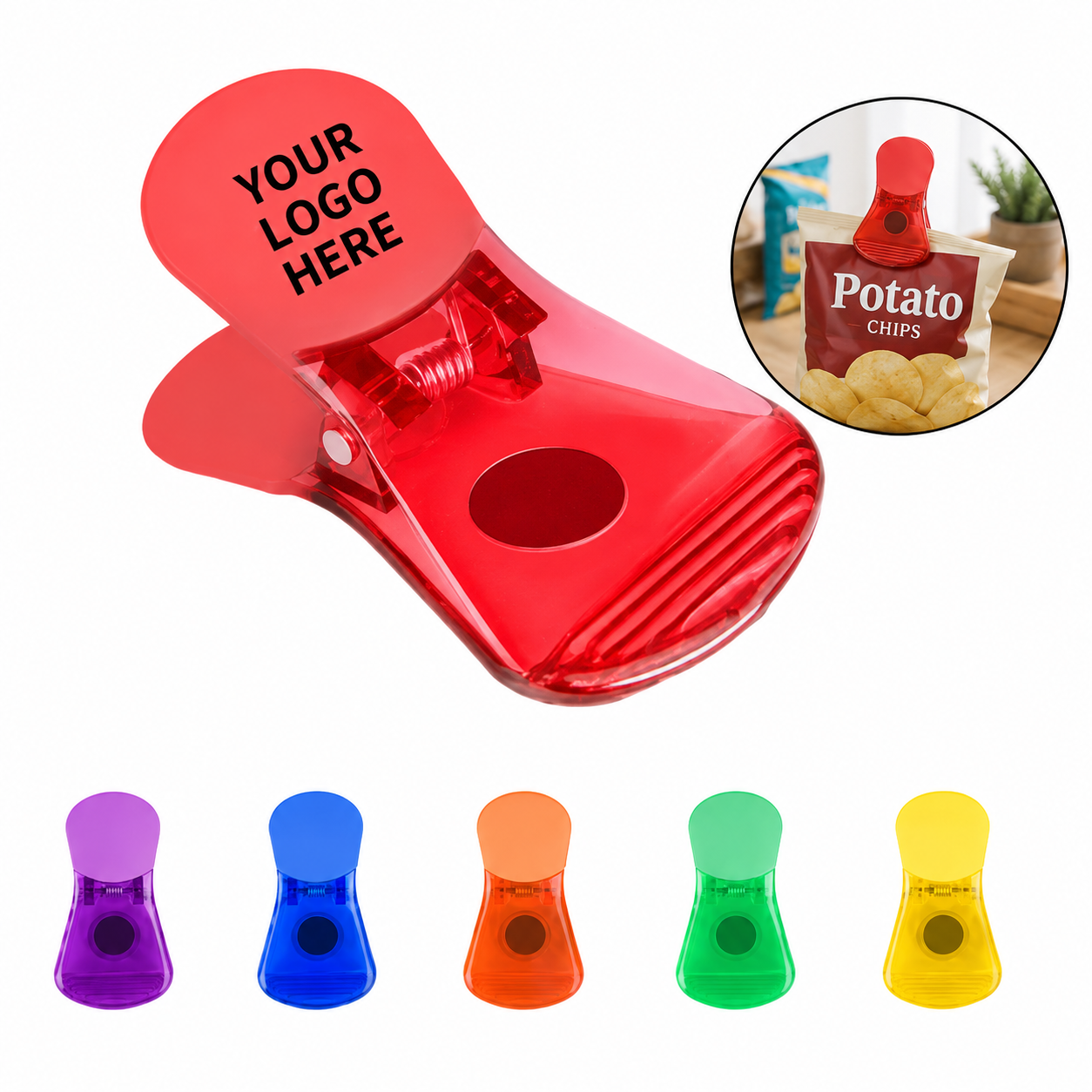 Magnetic Plastic Food Bag Sealing Clip
