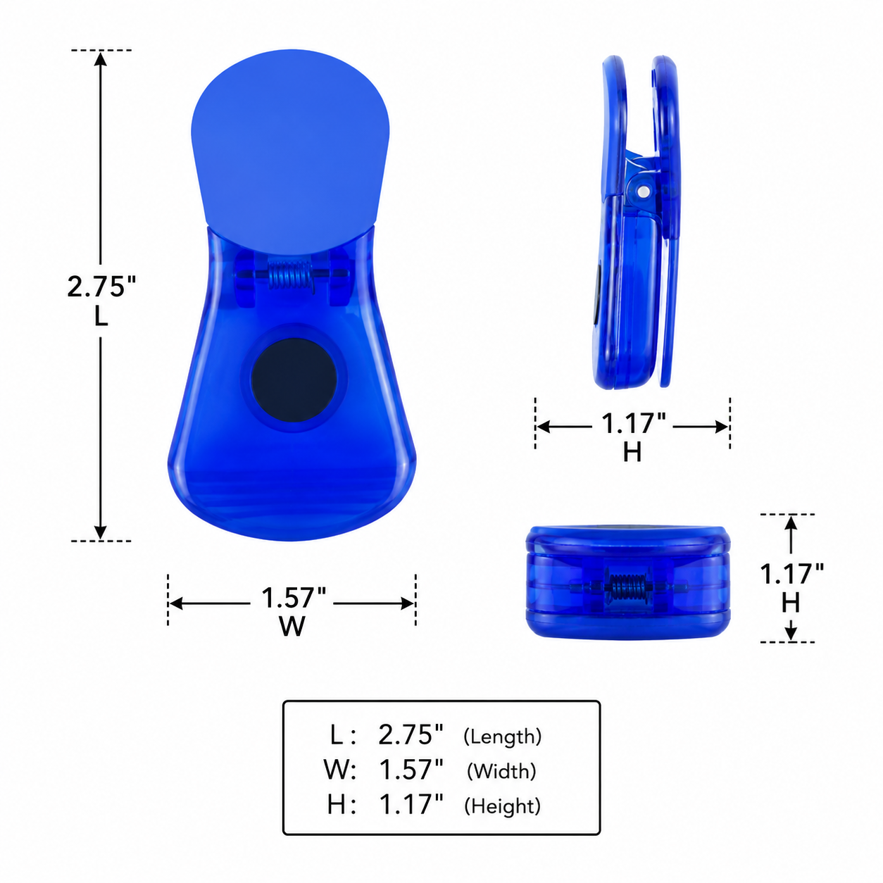 Magnetic Plastic Food Bag Sealing Clip