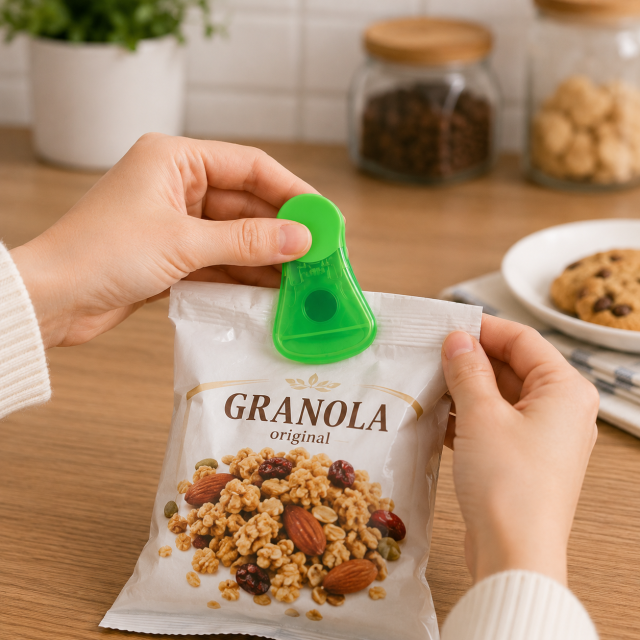 Magnetic Plastic Food Bag Sealing Clip