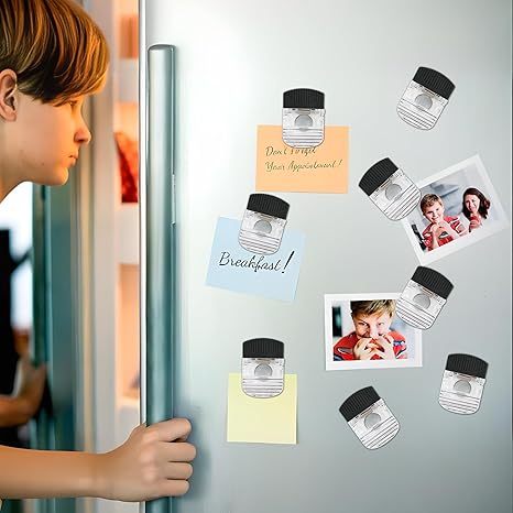 Magnetic Plastic Refrigerator Clips
