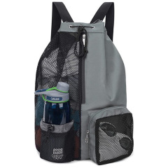 Mesh Drawstring Backpack For Beach Travel