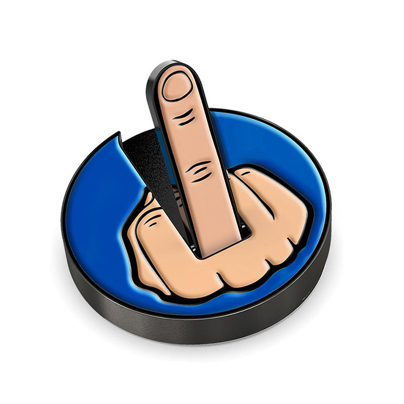 Middle Finger Golf Hat Clip Ball Marker