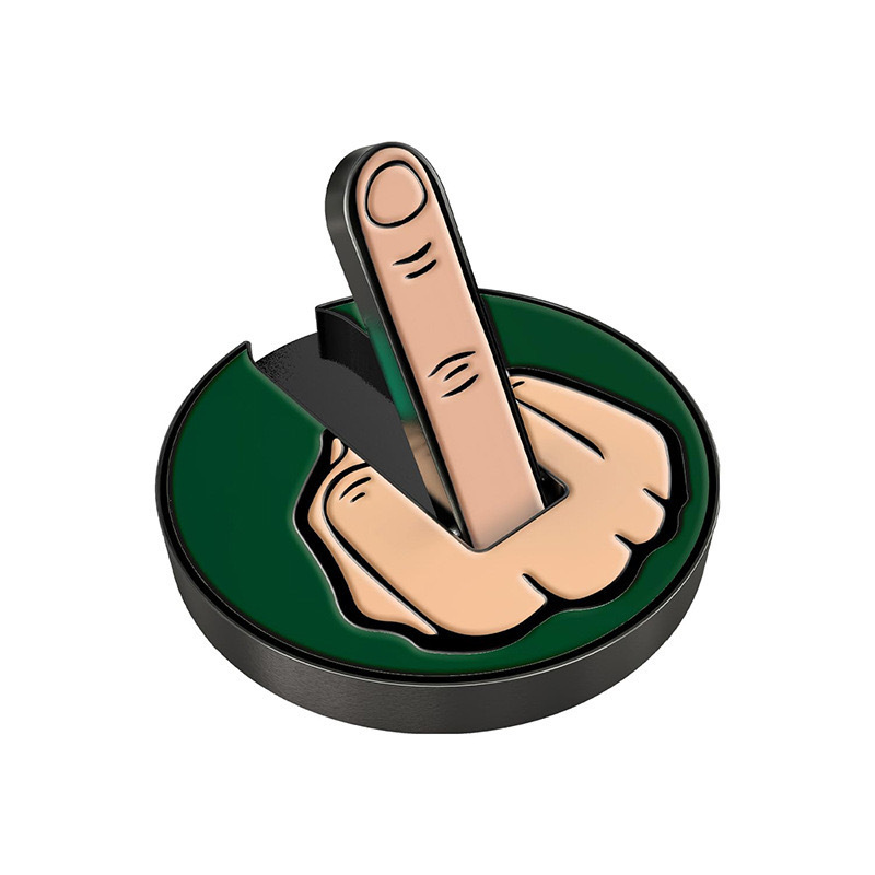Middle Finger Golf Hat Clip Ball Marker