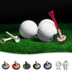 Middle Finger Golf Hat Clip Ball Marker