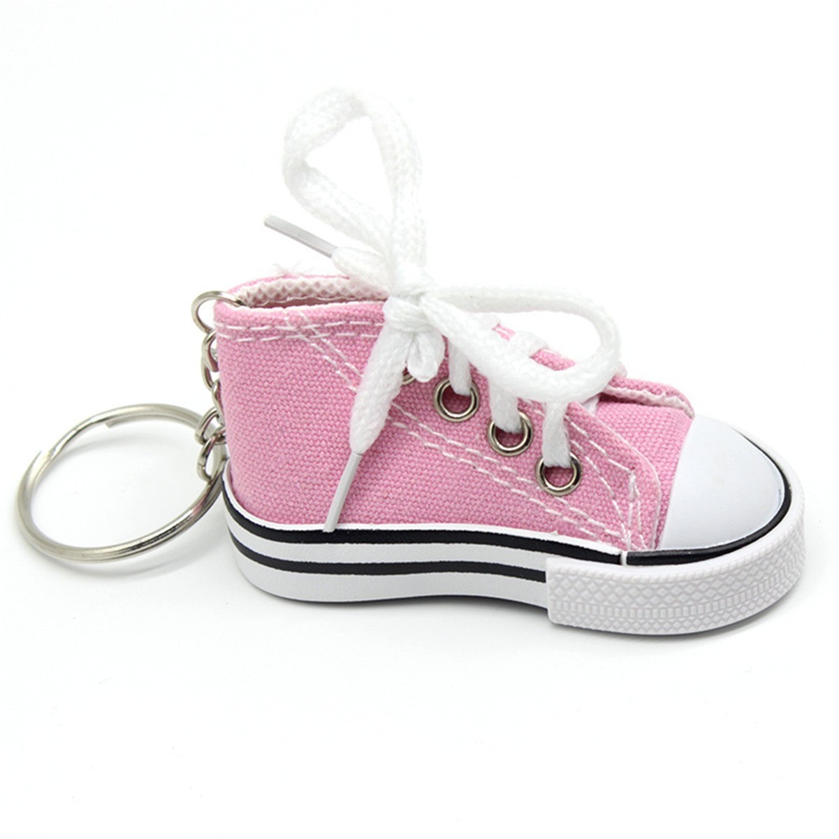 Mini Canvas Shoe Keychain