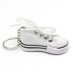 Mini Canvas Shoe Keychain