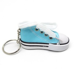 Mini Canvas Shoe Keychain