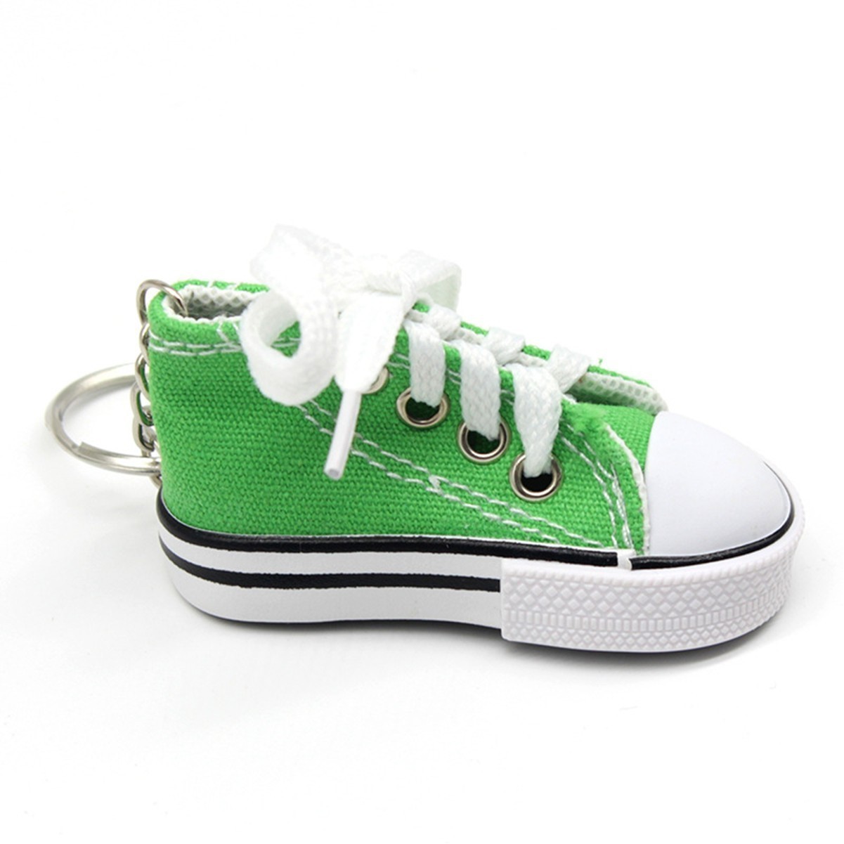 Mini Canvas Shoe Keychain