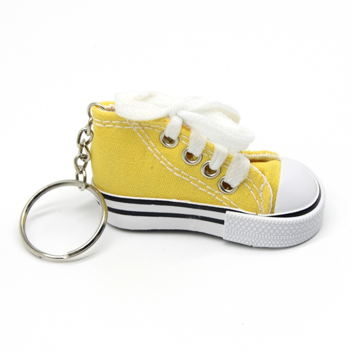 Mini Canvas Shoe Keychain
