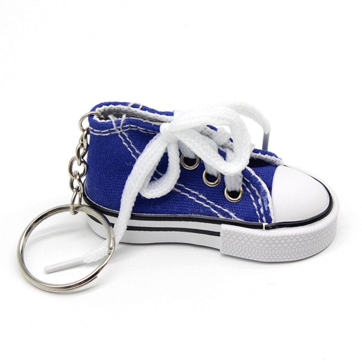Mini Canvas Shoe Keychain