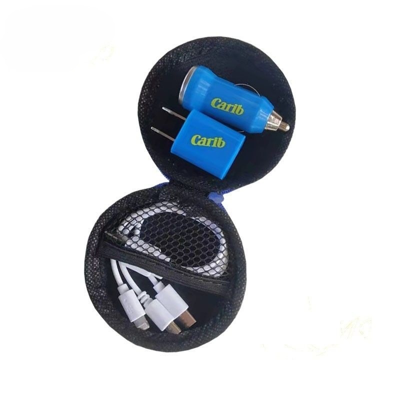 Mini Car Charger With 3-in-1 Cable