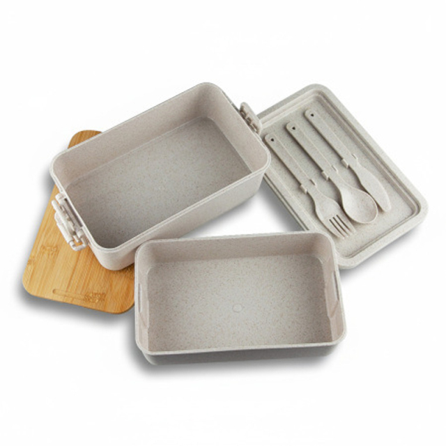 Natural Stackable Bento Box