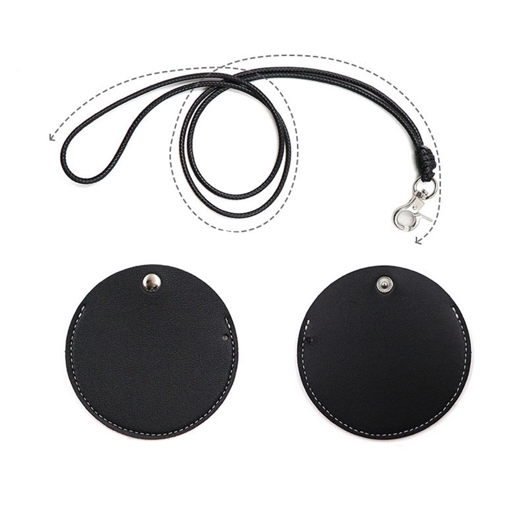 Neck Hanging Bluetooth Headphone Storage Pouch