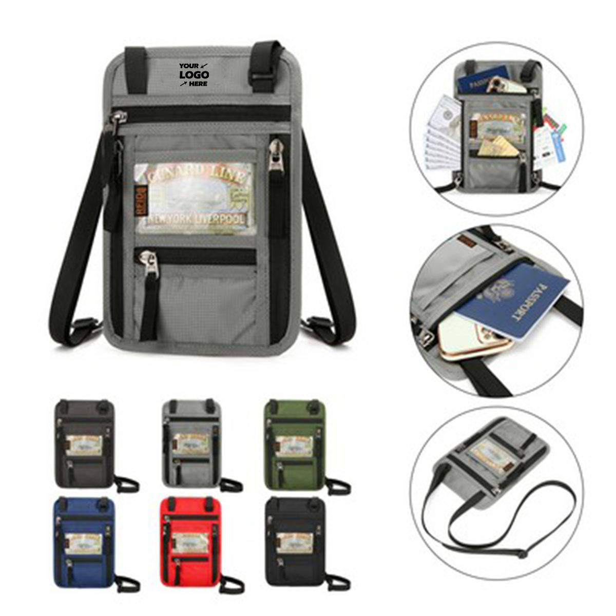 Neck Wallet Passport Holder